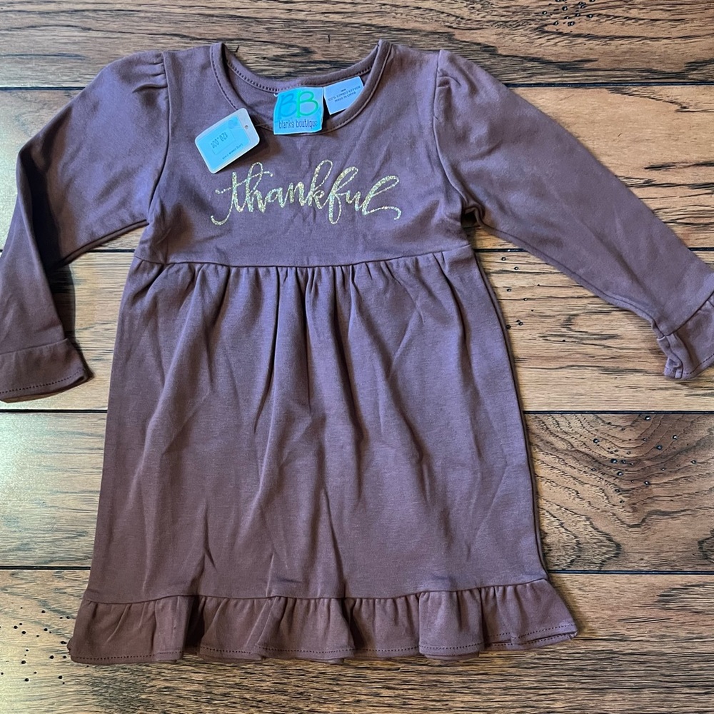 Girls NWT Thanksgiving Dress Size 18 Months
